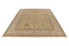 9x12 Yellow and Ivory Turkish Oushak Rug