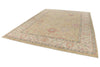 9x12 Yellow and Ivory Turkish Oushak Rug
