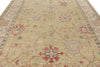 9x12 Yellow and Ivory Turkish Oushak Rug