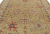 9x12 Yellow and Ivory Turkish Oushak Rug