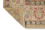 9x12 Yellow and Ivory Turkish Oushak Rug