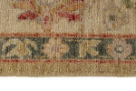 9x12 Yellow and Ivory Turkish Oushak Rug