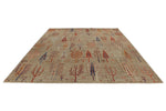 9x12 Brown and Multicolor Anatolian Traditional Rug