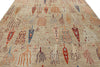 9x12 Brown and Multicolor Anatolian Traditional Rug