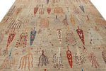 9x12 Brown and Multicolor Anatolian Traditional Rug