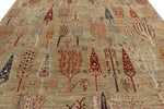 9x12 Brown and Multicolor Anatolian Traditional Rug