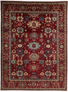 9x12 Red and Multicolor Anatolian Traditional Rug