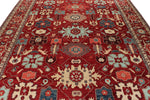 9x12 Red and Multicolor Anatolian Traditional Rug