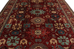 9x12 Red and Multicolor Anatolian Traditional Rug
