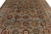 9x12 Gray and Multicolor Turkish Tribal Rug