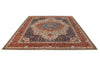 9x12 Ivory and Ivory Anatolian Traditional Rug