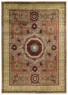 9x12 Green and Multicolor Turkish Tribal Rug