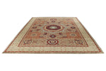 9x12 Green and Multicolor Turkish Tribal Rug