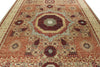 9x12 Green and Multicolor Turkish Tribal Rug