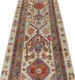 3x10 Ivory and Multicolor Anatolian Traditional Runner