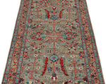 3x7 Gray and Multicolor Anatolian Traditional Runner