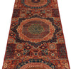 3x8 Red and Multicolor Turkish Tribal Runner