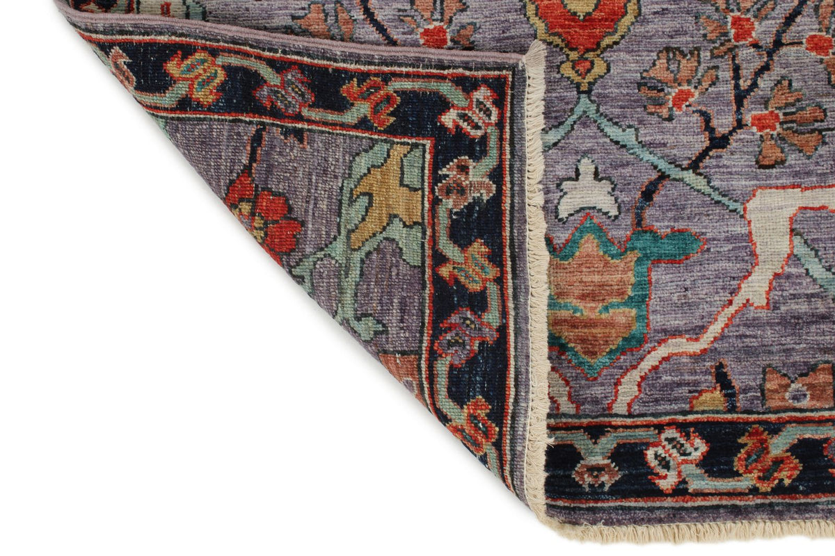 3x10 Purple and Navy Anatolian Traditional Runner