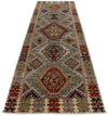 3x11 Multicolor and Ivory Anatolian Traditional Runner