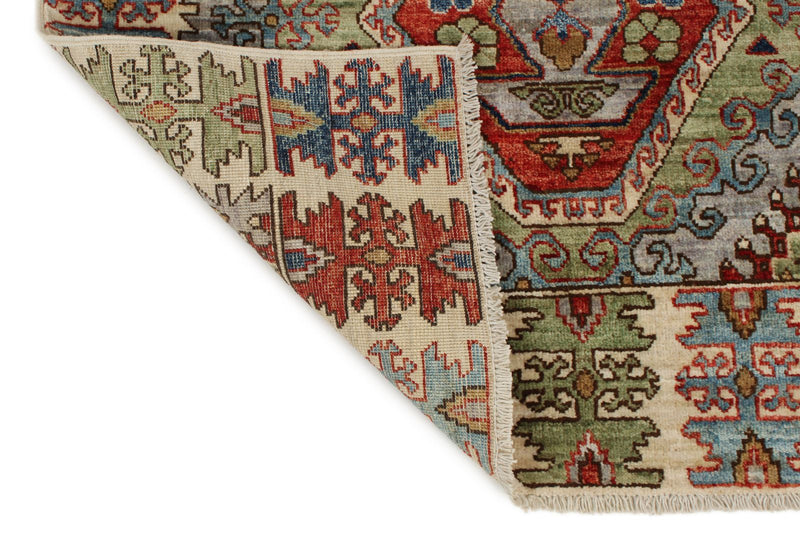 3x11 Multicolor and Ivory Anatolian Traditional Runner