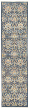 3x11 Gray and Ivory Turkish Oushak Runner