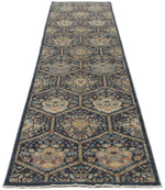3x11 Gray and Ivory Turkish Oushak Runner