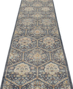 3x11 Gray and Ivory Turkish Oushak Runner