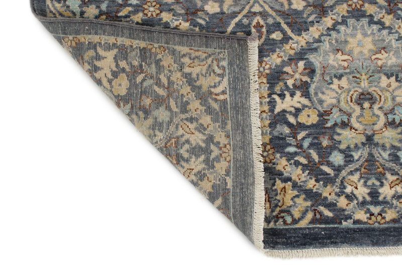 3x11 Gray and Ivory Turkish Oushak Runner