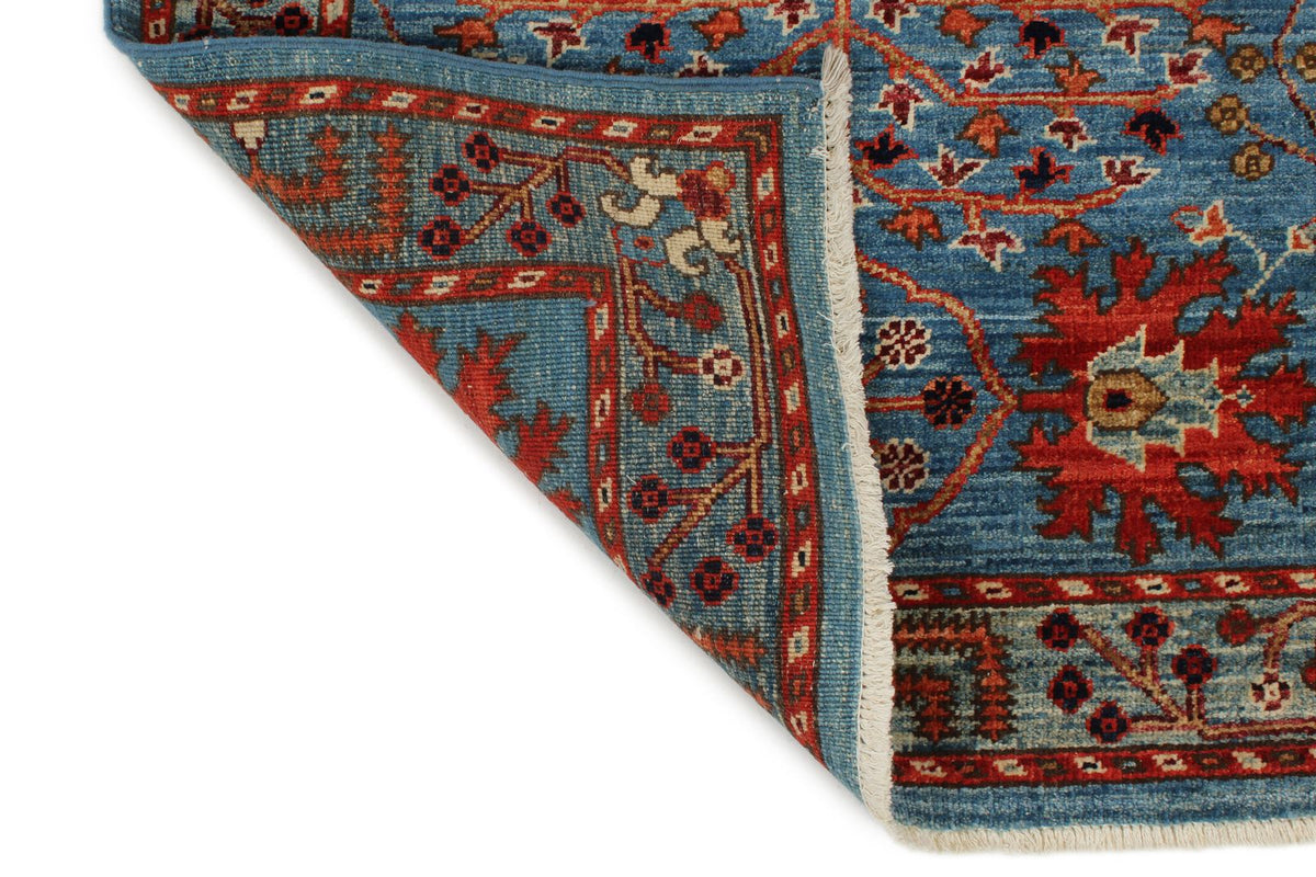 3x18 Blue and Multicolor Anatolian Traditional Runner