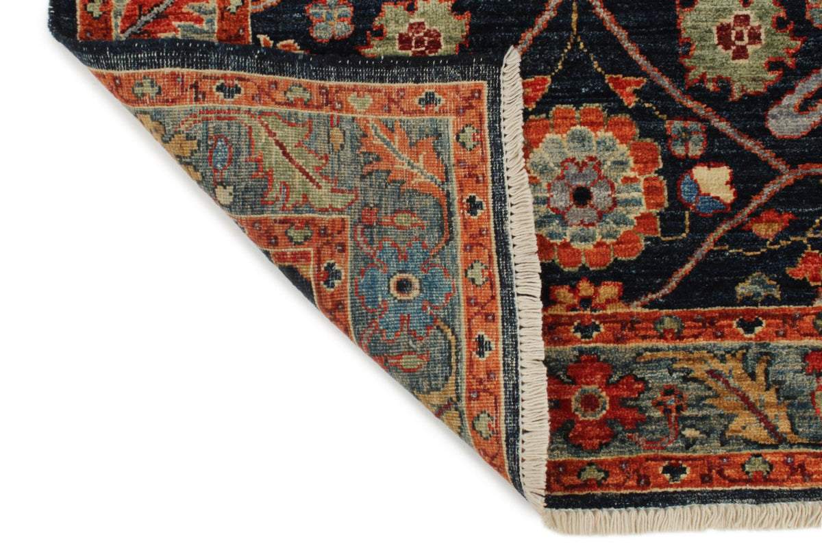 3x12 Navy and Blue Anatolian Traditional Runner
