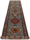 3x13 Gray and Multicolor Anatolian Traditional Runner