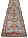 3x13 Gray and Multicolor Anatolian Traditional Runner