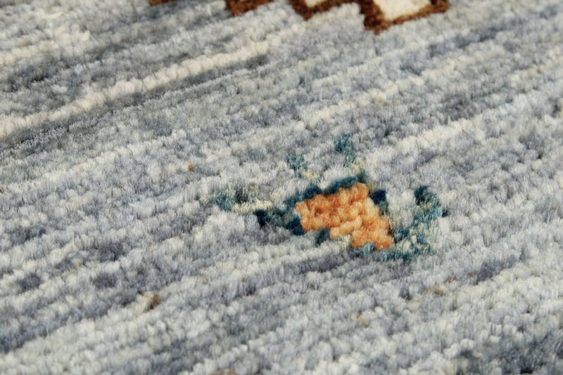 3x13 Gray and Multicolor Anatolian Traditional Runner