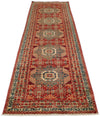 3x11 Red and Multicolor Turkish Tribal Runner