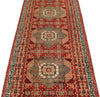 3x11 Red and Multicolor Turkish Tribal Runner