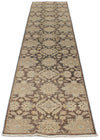3x11 Gray and Ivory Turkish Oushak Runner