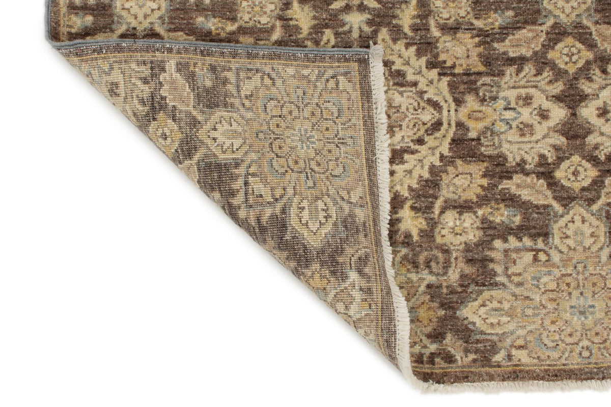3x11 Gray and Ivory Turkish Oushak Runner