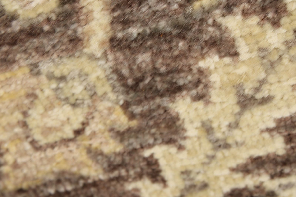 3x11 Gray and Ivory Turkish Oushak Runner