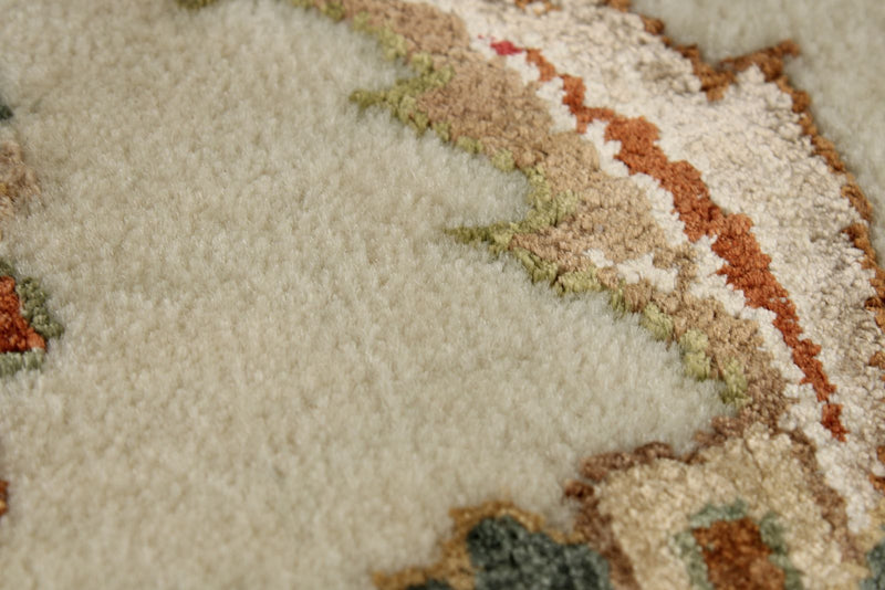 9x12 Navy and Ivory Turkish Silk Rug