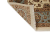 9x12 Ivory and Light Blue Turkish Silk Rug