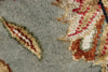 9x12 Ivory and Light Blue Turkish Silk Rug