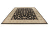 9x12 Black and Black Turkish Silk Rug