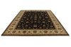 9x12 Black and Black Turkish Silk Rug