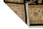 9x12 Black and Black Turkish Silk Rug