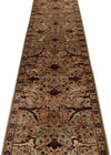 2x25 Light Green and Multicolor Anatolian Traditional Runner