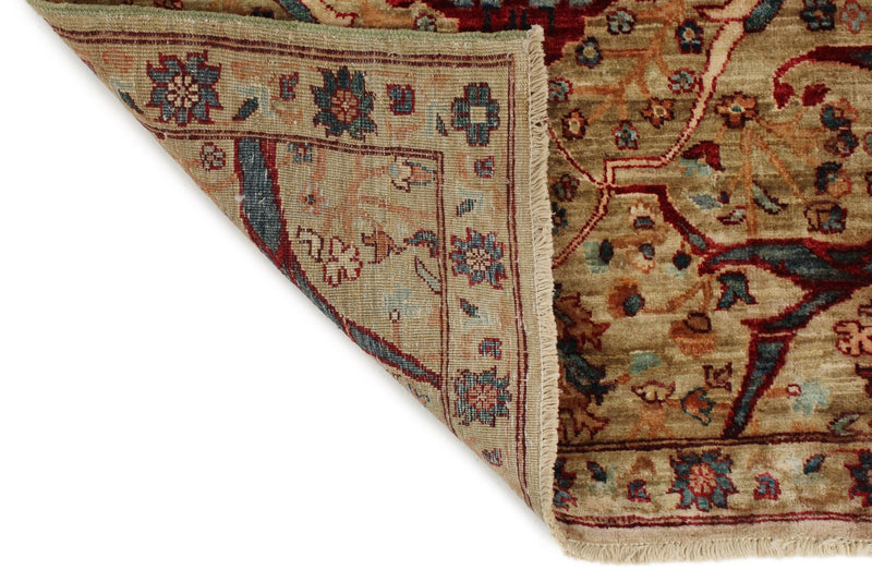 2x25 Light Green and Multicolor Anatolian Traditional Runner