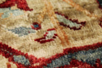 2x25 Light Green and Multicolor Anatolian Traditional Runner