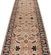 3x17 Ivory and Navy Anatolian Traditional Runner