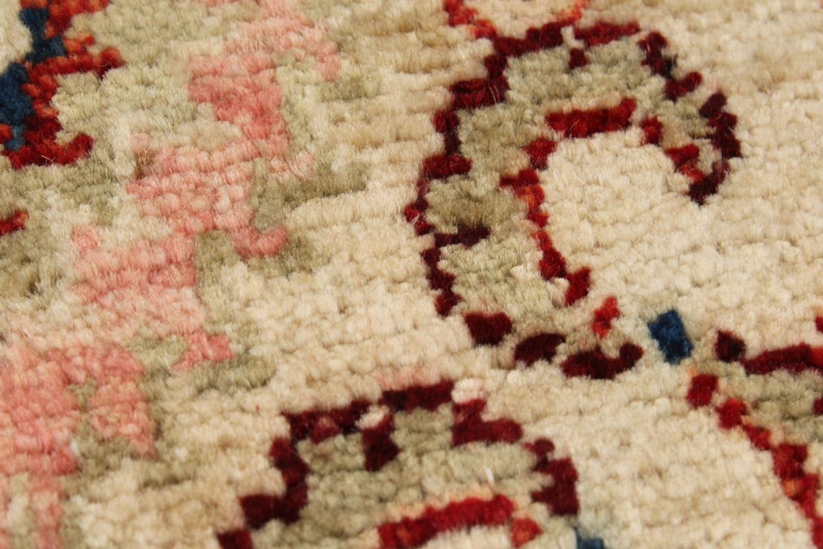 3x17 Ivory and Navy Anatolian Traditional Runner