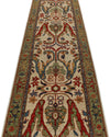 3x10 Ivory and Light Green Anatolian Traditional Runner